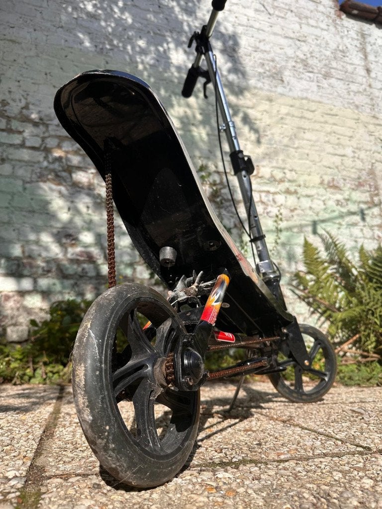 spacescooter voor kinderen vanaf 8 jaar, zwart, Fietsen en Brommers, Steps, Ophalen, Gebruikt, Gewone step, Space scooter