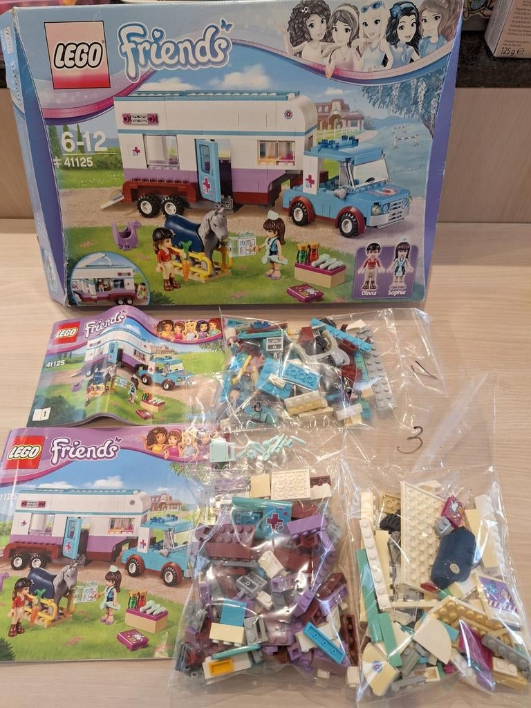 Paardendokter trailer lego 41125, Ophalen of Verzenden, Lego