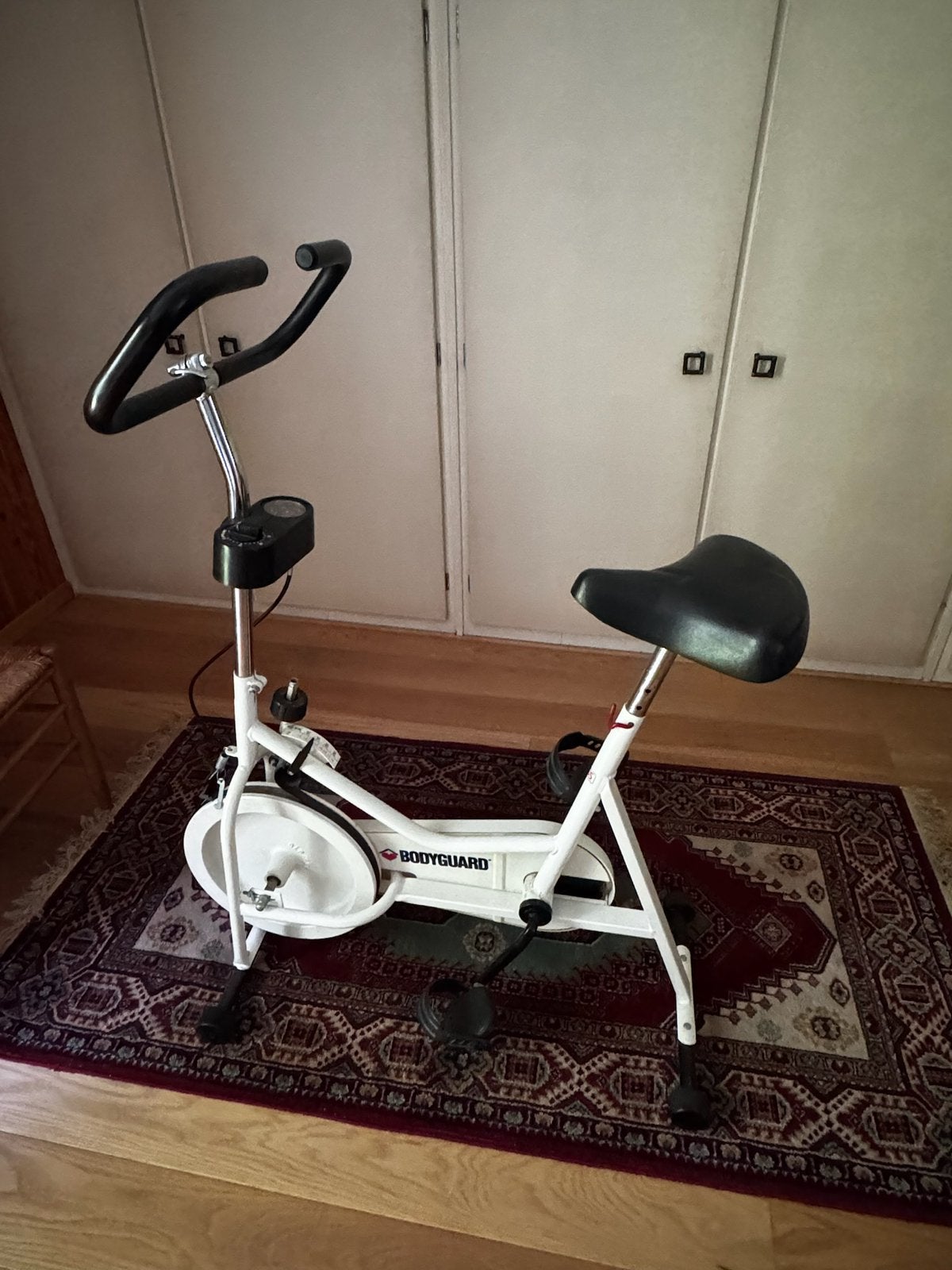 Hometrainer Bodyguard — vintage fitnessfiets, Sport en Fitness, Fitnessapparatuur, Ophalen, Zo goed als nieuw, Hometrainer