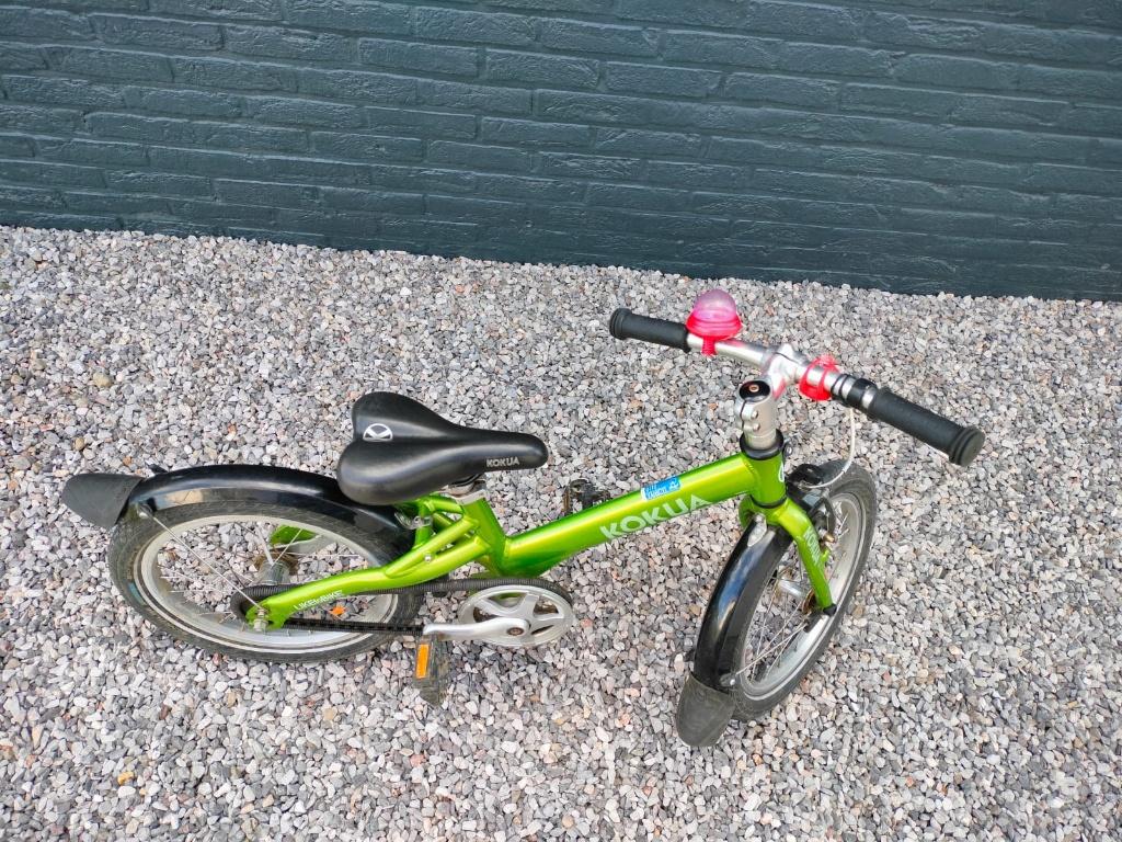 fiets kokua 16 inch, Ophalen, Zijwieltjes, 16 tot 20 inch, Zo goed als nieuw