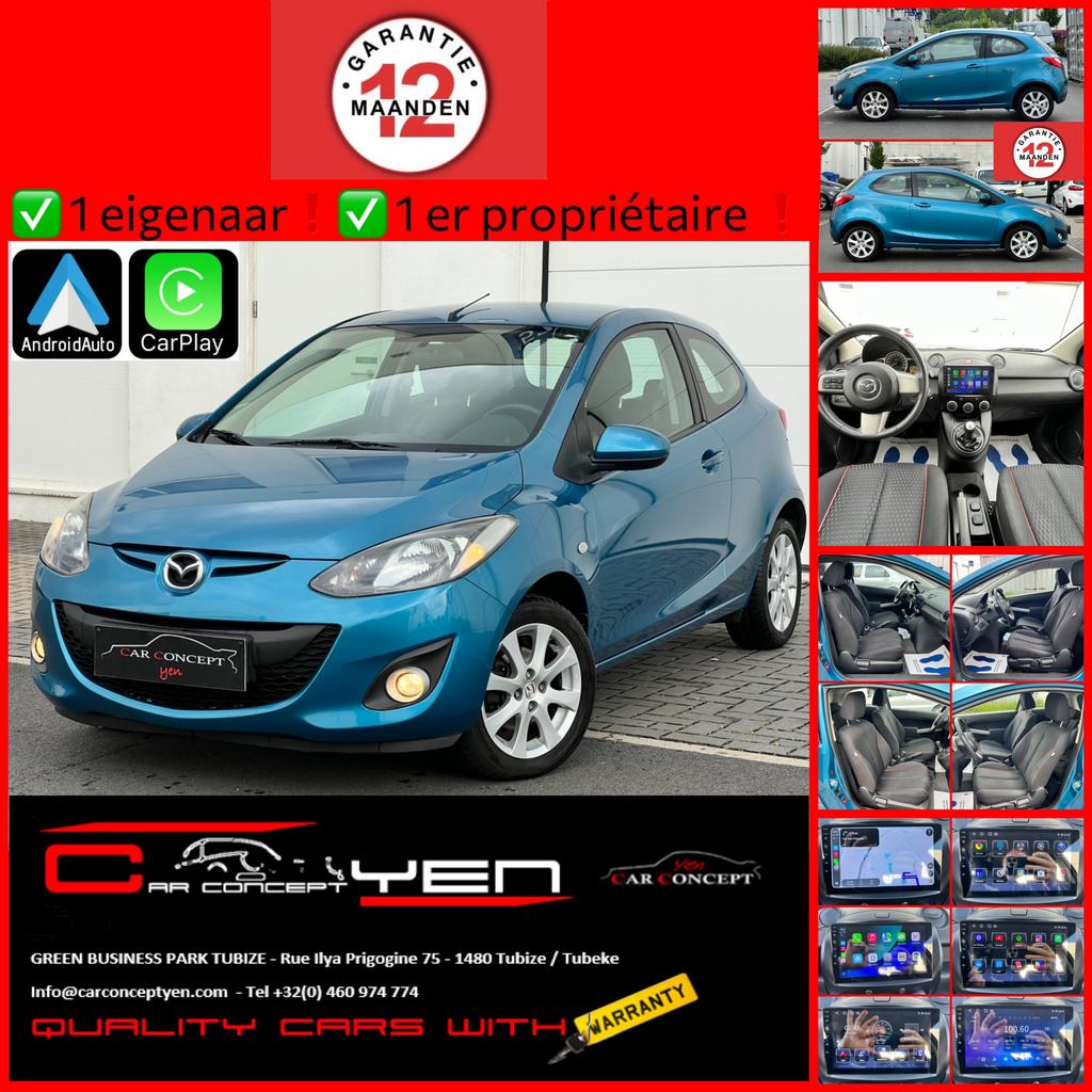 Mazda 2*1.3i*Edition Carplay*Climatronic*Blutooth*Garantie, Autos, Euro 5, Entreprise, Boîte manuelle, Entretenue par le concessionnaire