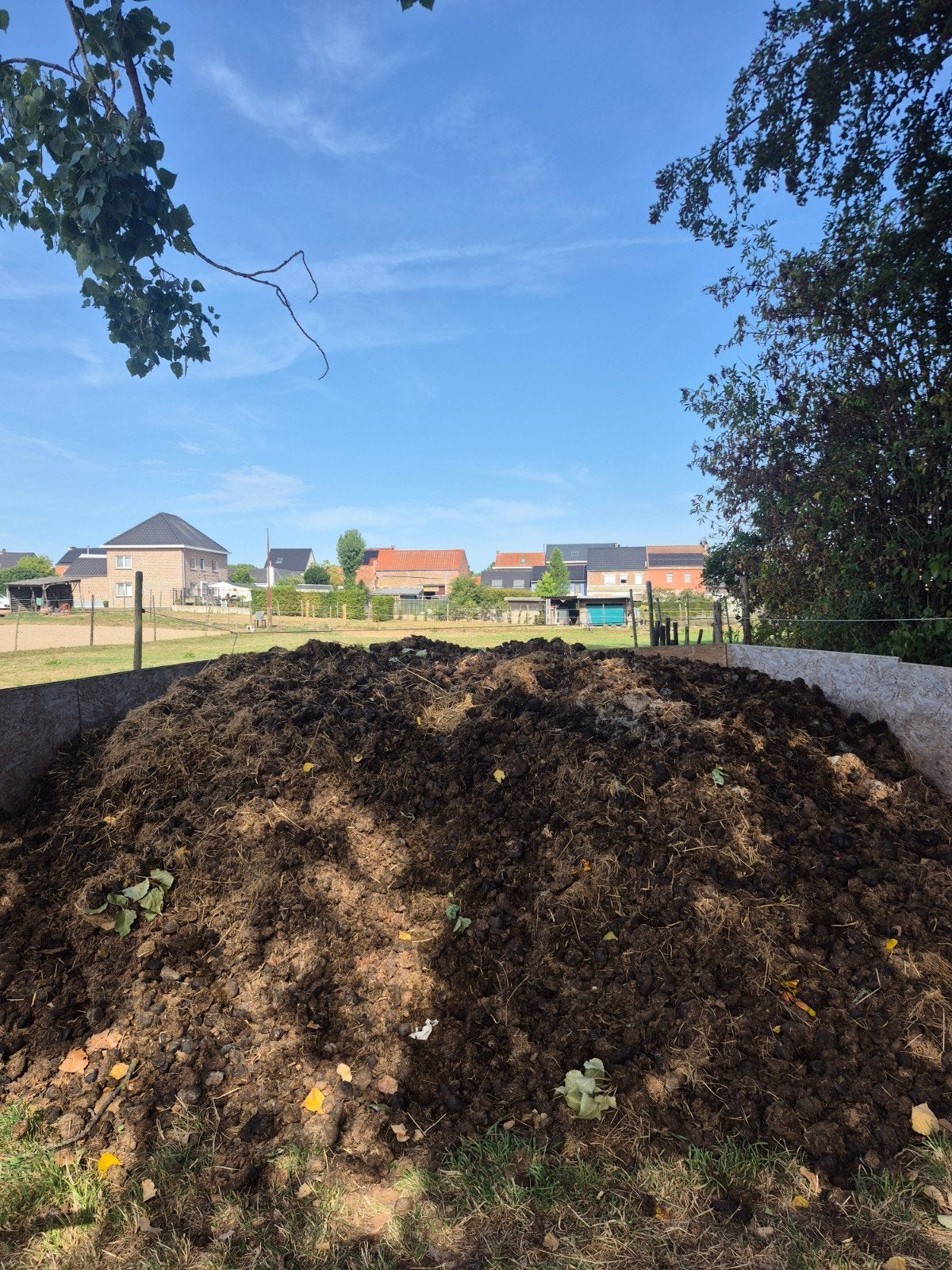 Gratis paardenmest, af te halen in Velm (Sint-Truiden), Enlèvement