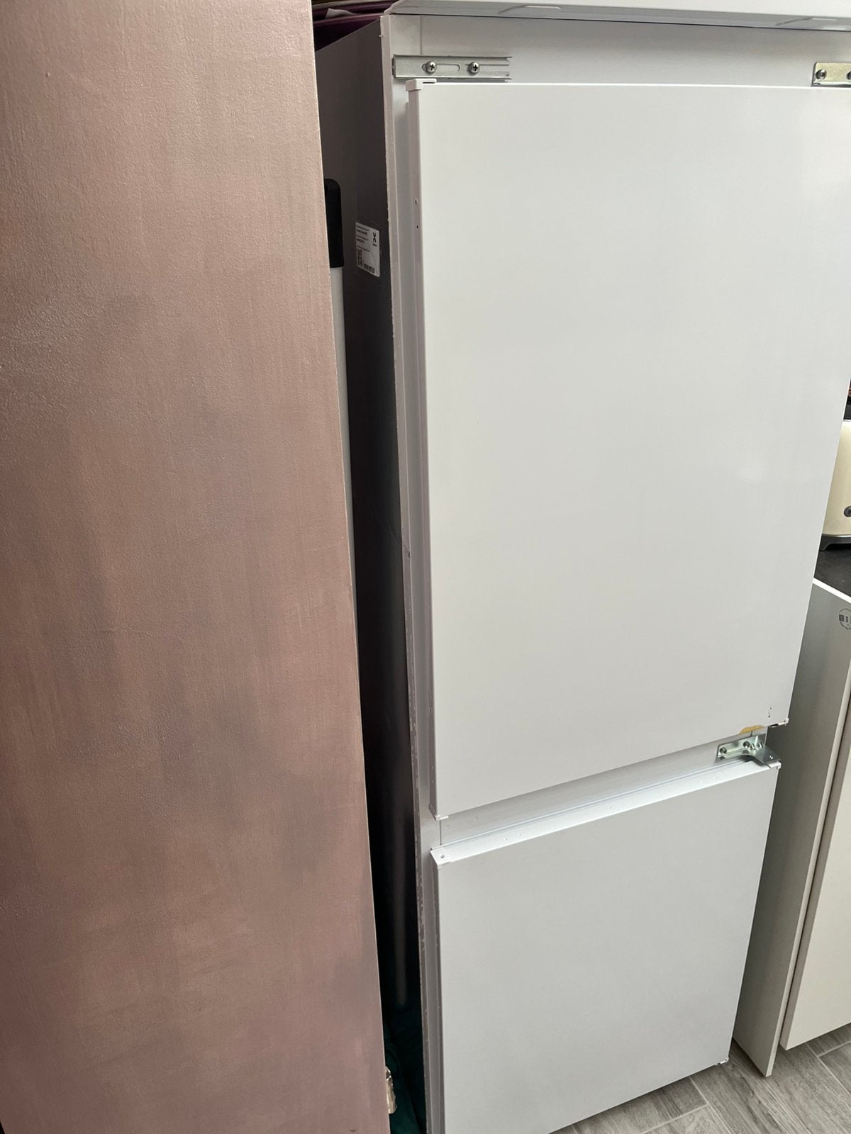 Frigo encastrable ikea, Avec compartiment congélateur, 160 cm ou plus, Comme neuf, Enlèvement