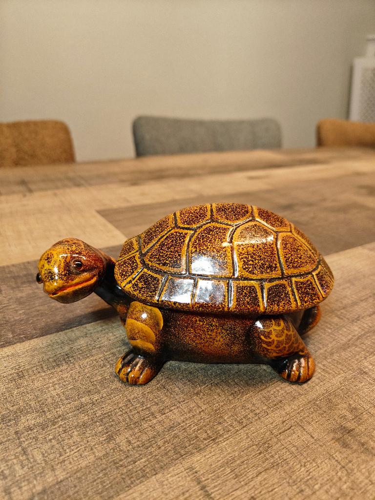 Beeld/opbergdoosje schildpad, Antiek en Kunst, Ophalen