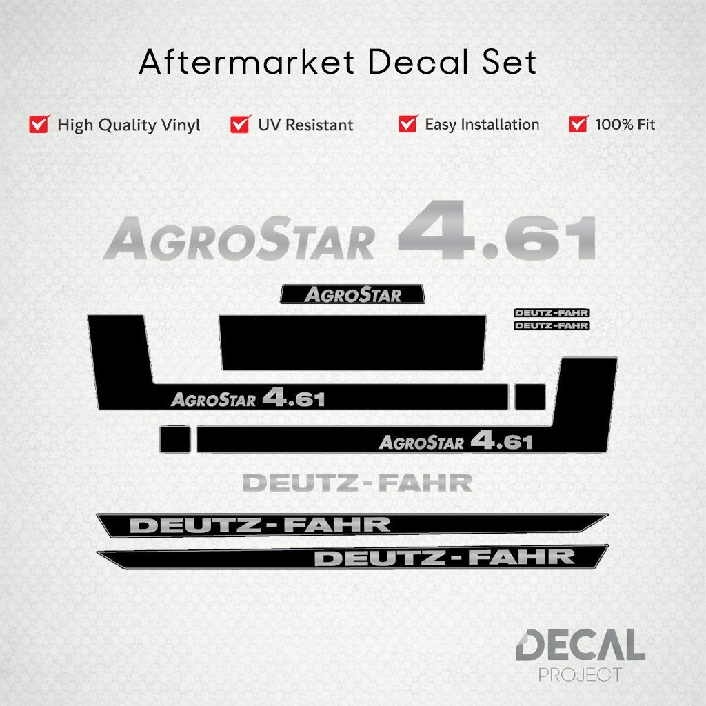 Vervangende Stickers Deutz AgroStar 4-serie, Verzenden