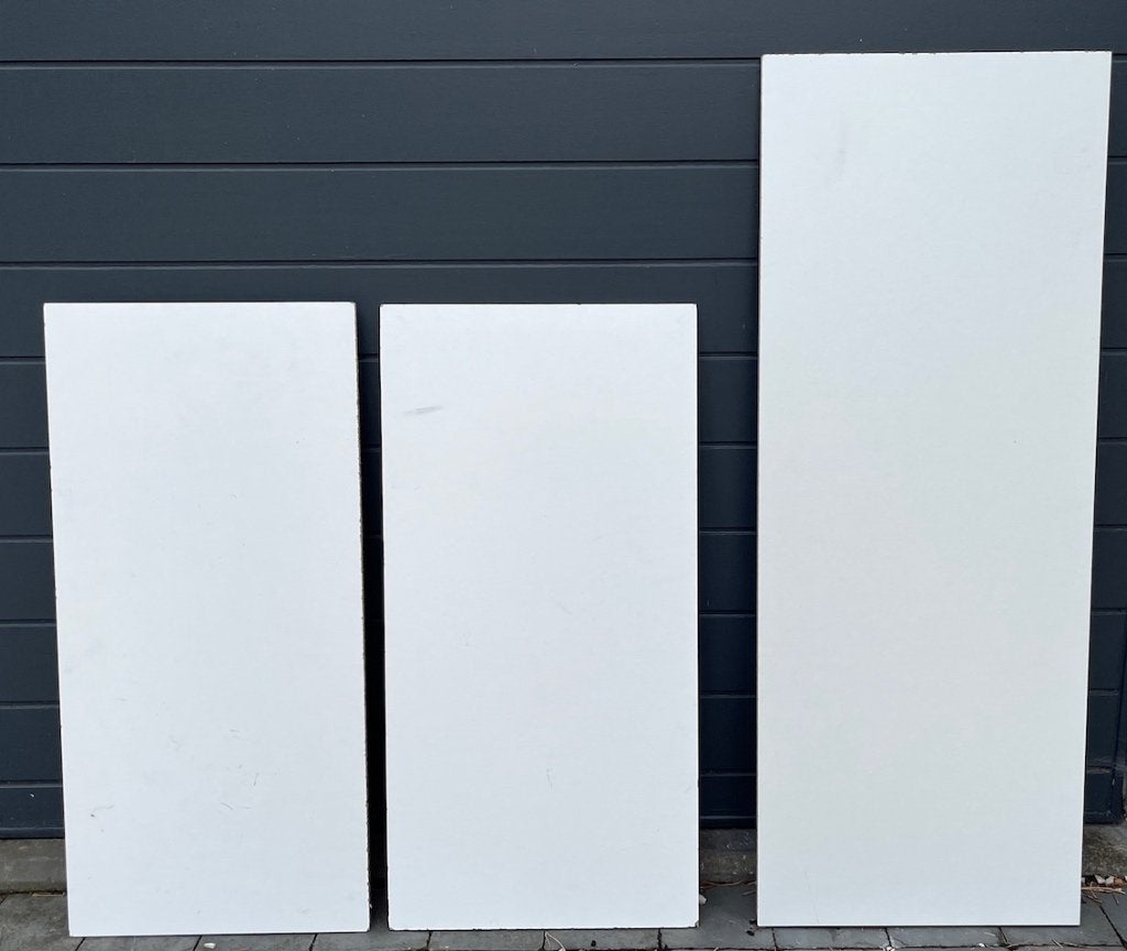 Partij houten platen / panelen, Ophalen, Nieuw, Hout, 20 tot 50 mm