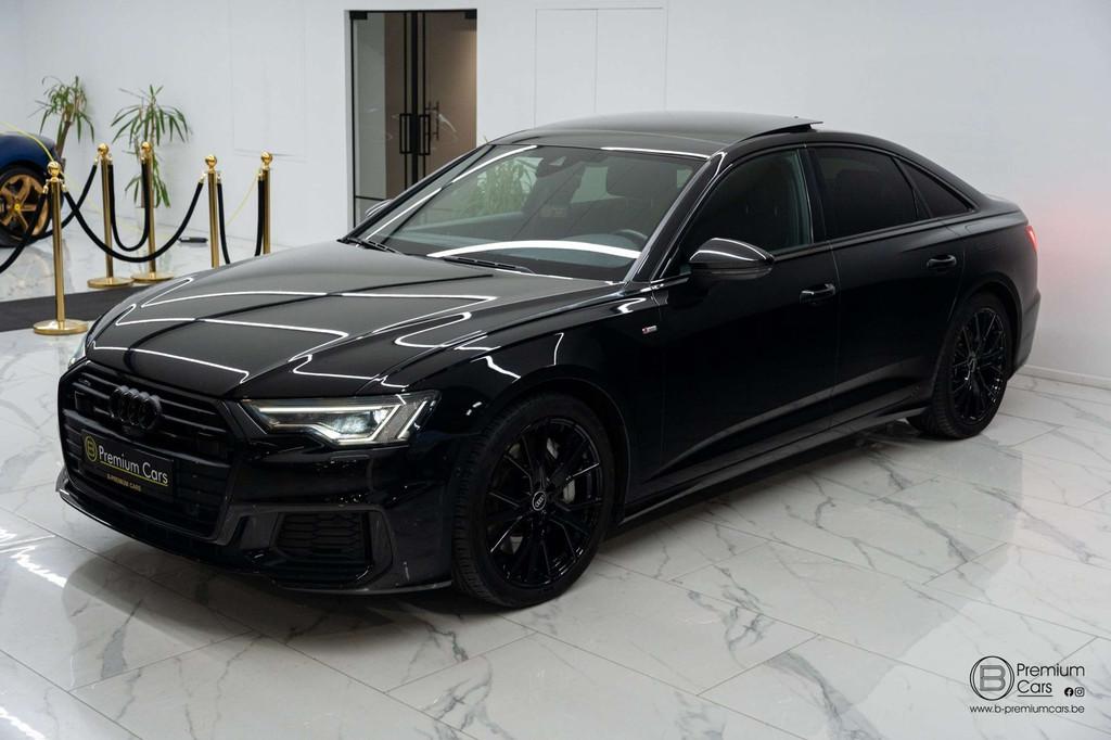Audi A6 50 TFSI e quattro S tronic! 3x s-line, Full option, Auto's, Audi, Gebruikt, 4 cilinders, 1984 cc, Zwart