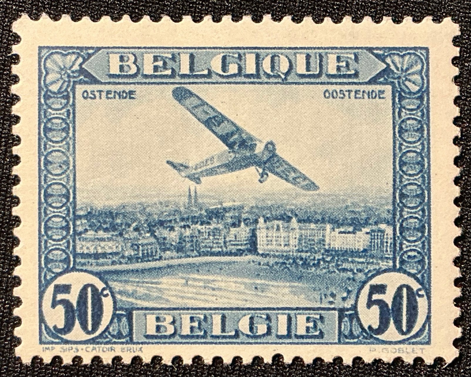 LOT A93. COB: PA1. POSTE AÉRIENNE. MNH. **, Timbres & Monnaies, Neuf, Enlèvement ou Envoi, Non oblitéré, Gomme originale