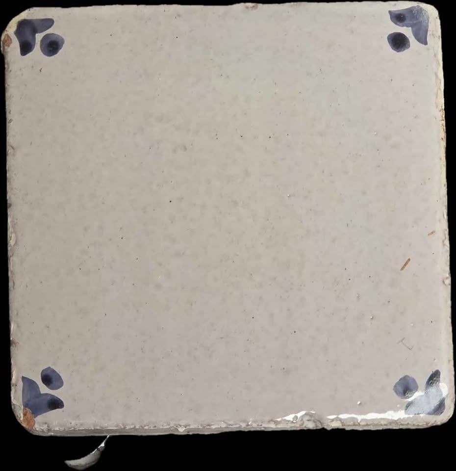 Carrelage bleu et blanc de Delft peint à la main., Antiquités & Art, Enlèvement