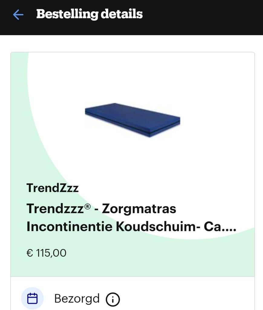 Zorgmatras, waterdicht 90x200, Diversen, Ophalen