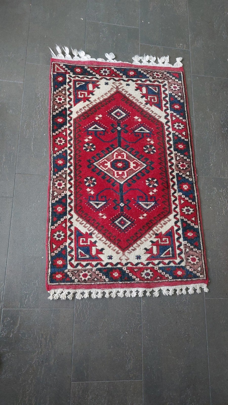 Handgeknoopt Turks tapijt – Döşemealtı, 100% wol, Ophalen