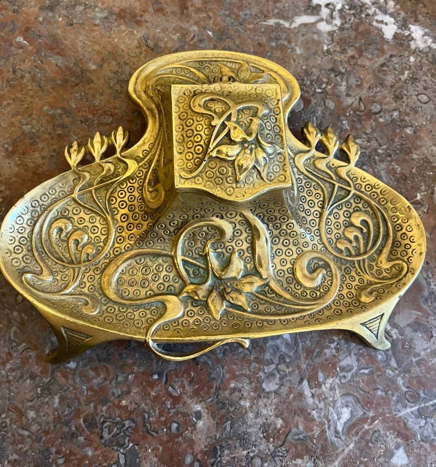 Encrier style Art nouveau, Antiquités & Art, Enlèvement
