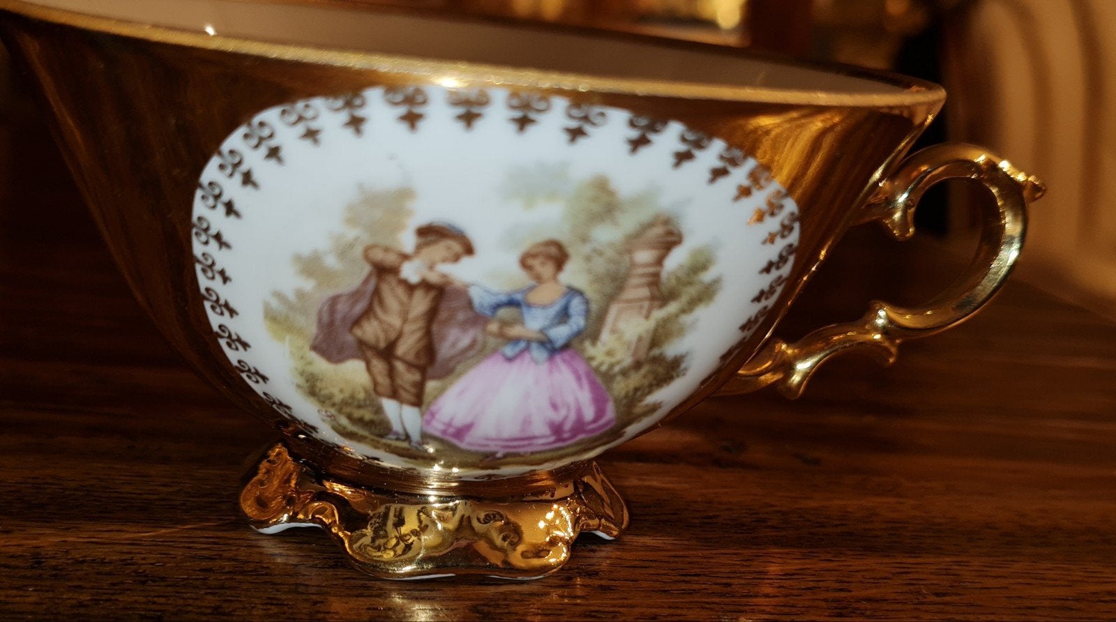 Porcelaine Bavaria Waldershof en or 22 carats, Enlèvement ou Envoi