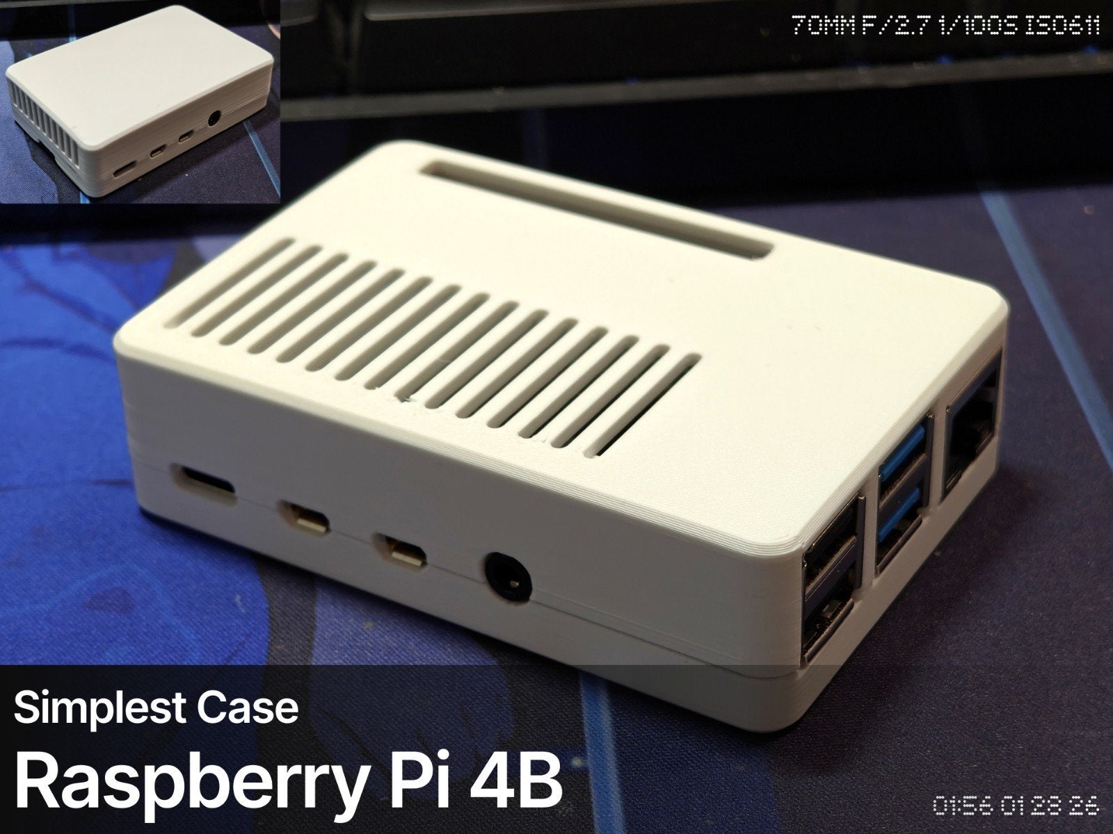 Raspberry pi 4 behuizing in 3D geprint, Ophalen of Verzenden