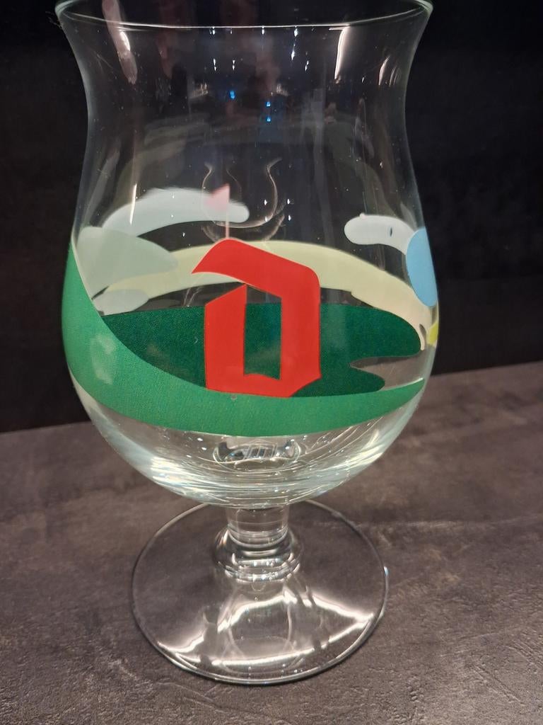 Duvel glas golf, Verzamelen, Ophalen of Verzenden