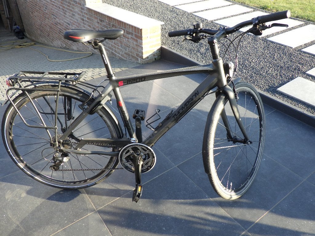 sportieve herenfiets Thompson S 8200, Gebruikt, Velgrem, Versnellingen, 49 tot 53 cm