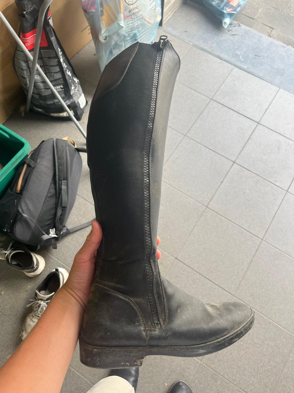 Paardrijbotten te koop!, Dieren en Toebehoren, Paardrijkleding, Ritssluiting, Gebruikt, Dressuur, Fouganza