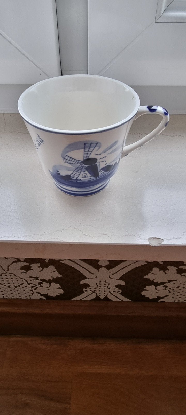 Blauwe delft, Ophalen