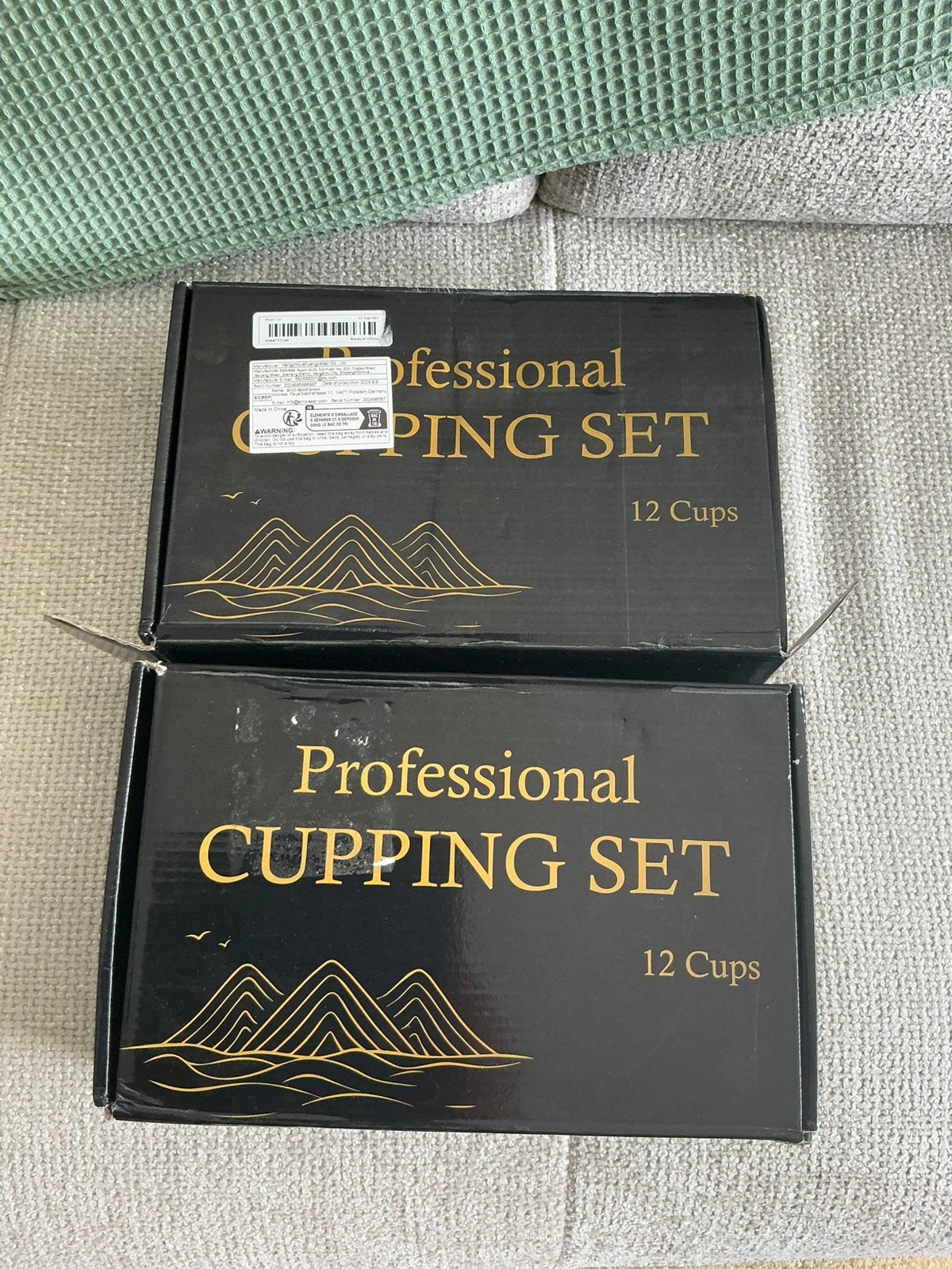 Massage - 2 X Professional Cupping Set 12 cups, Enlèvement ou Envoi, Neuf, Appareil