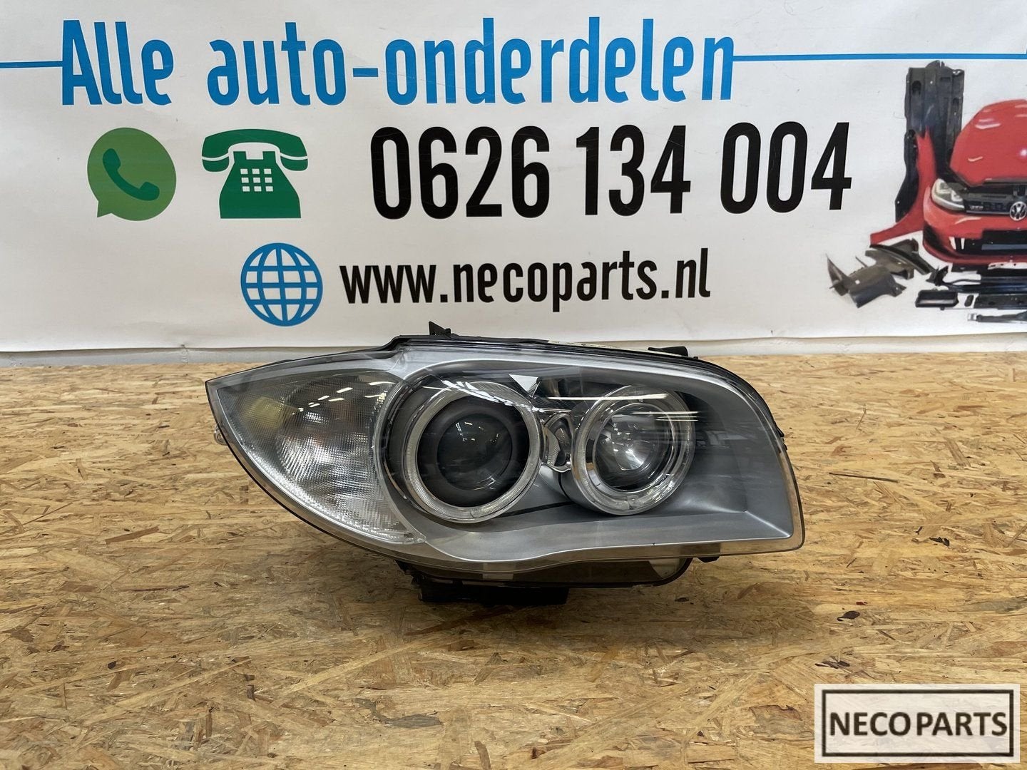 BMW E81 E87 XENON KOPLAMP RECHTS COMPLEET 63117180832, -, -, -