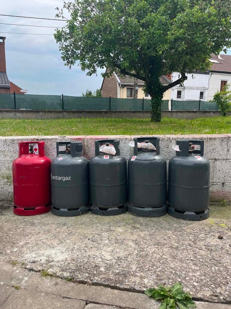 bonbonne/bouteille de gaz vide (vidange), Enlèvement