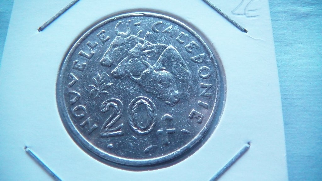 RESERVE MICHEL caledonie 20 francs 1986, Enlèvement