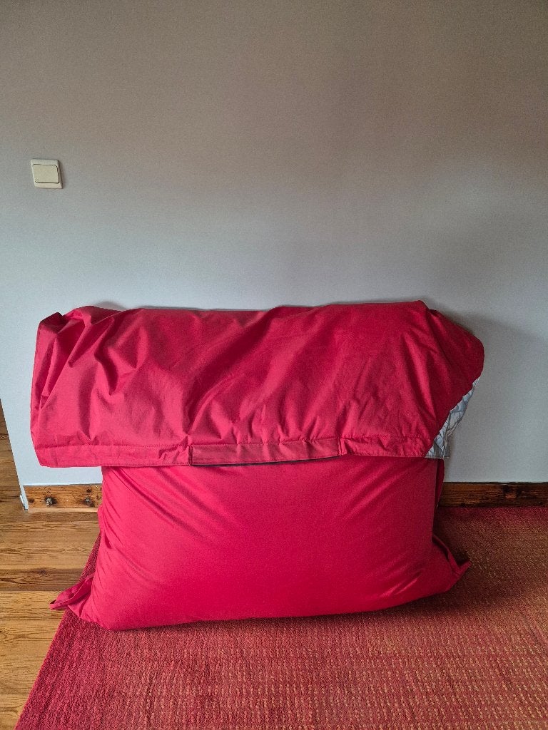 Grote Sit On It zitzak 180  140 cm – rood, Enlèvement, Utilisé, Rouge, Pouf