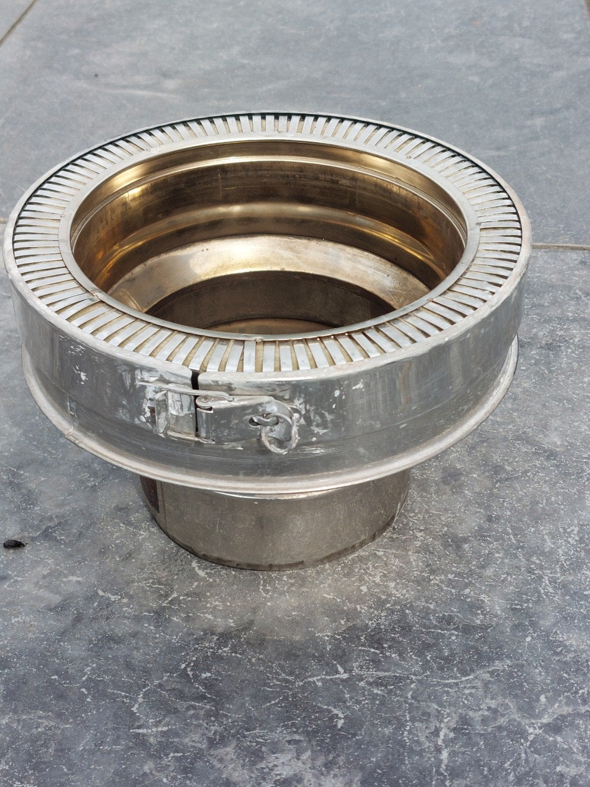 Reductie 180 => 150 Poujoulat INOX, Doe-het-zelf en Bouw, Ophalen, Inox, Overige typen, Zo goed als nieuw