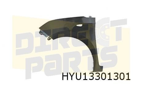Hyundai	i10 1/14-2/20 voorscherm Links (met knipperlichtgat), Neuf, -, -, Garde-boue