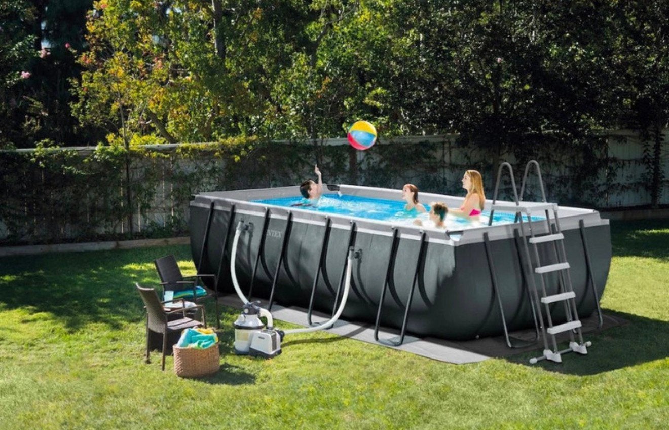 Piscine Intex, 200 tot 300 cm, Zo goed als nieuw, Rechthoekig, Ophalen