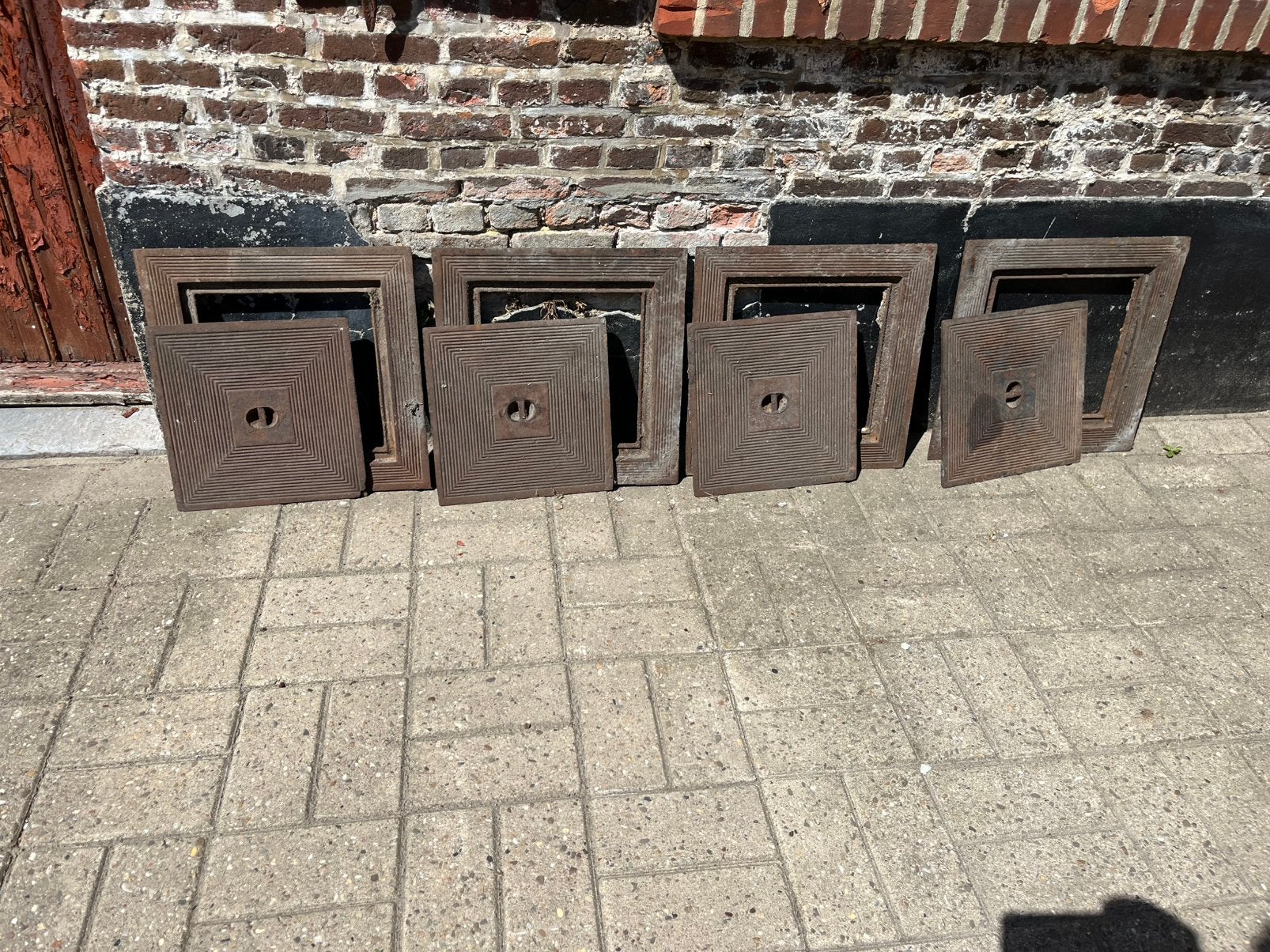 Putdeksels 40x40, Doe-het-zelf en Bouw, Buizen en Afvoer, Ophalen, Gebruikt, Overige materialen, Overige typen