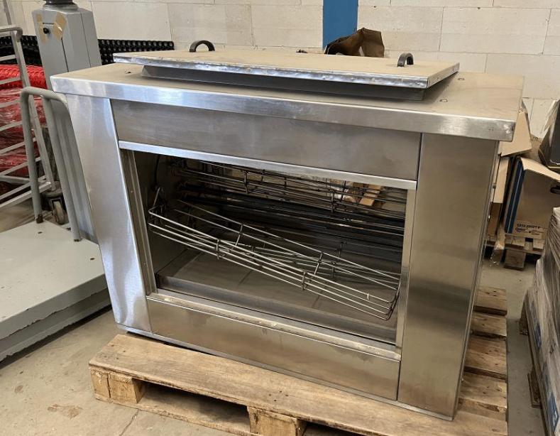 RVS rotisserie grill Roba Grill, Tuin en Terras, Gasbarbecues, Gebruikt, Ophalen