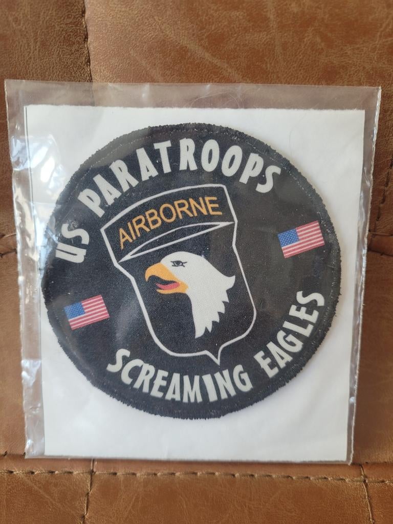 Patch US Paratroops - Airborne - Screaming Eagles, Enlèvement ou Envoi