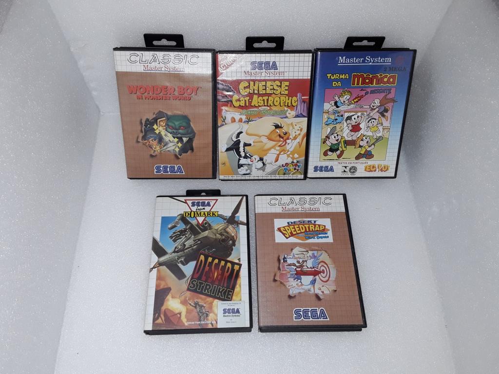 Sega master system turma da monica , speedy gonzales, Games en Spelcomputers, Ophalen of Verzenden, Master System