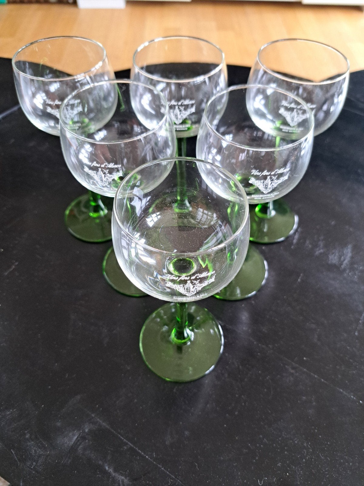 6 verres à vin blanc d'alsace, Maison & Meubles, Enlèvement ou Envoi