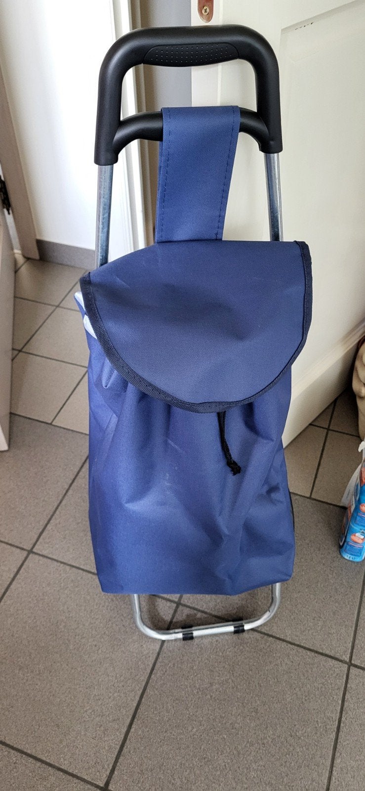 Trolley Nieuw, Ophalen of Verzenden, Nieuw, Blauw, Wieltjes