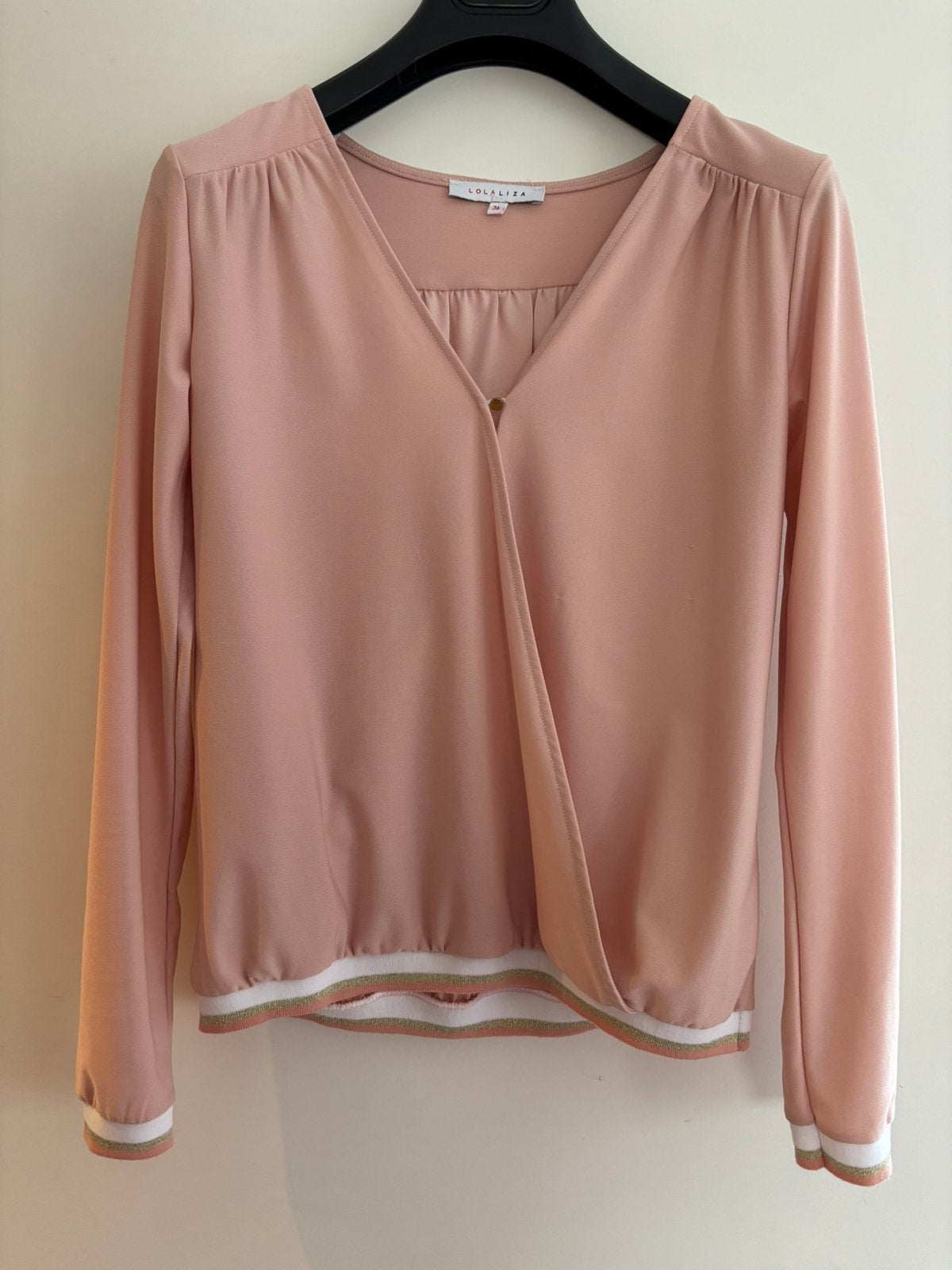 Lichtroze blouse lolaliza, Ophalen of Verzenden, Zo goed als nieuw, Maat 36 (S), Roze