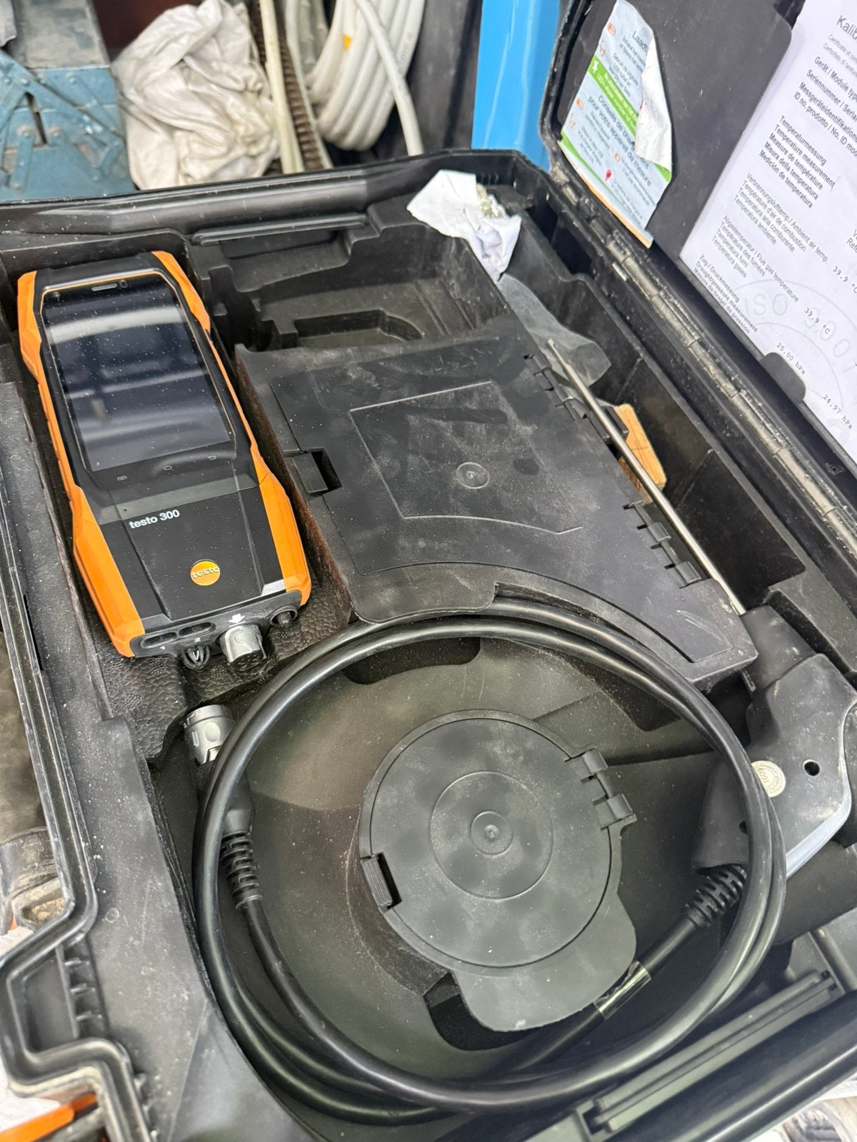Testo 300, Ophalen