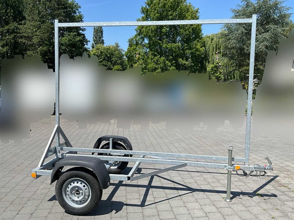 Aanhangwagen reclame gegalvaniseerd - ongebruikt, Gebruikt