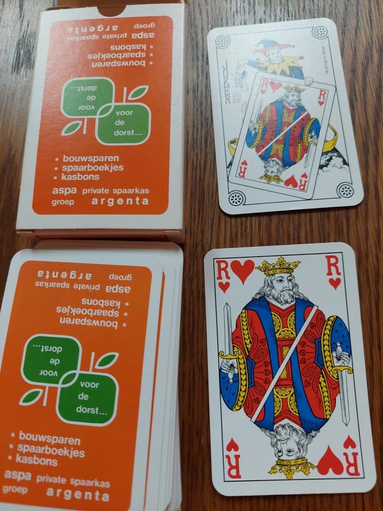 Vintage speelkaarten Argenta, Ophalen of Verzenden, Speelkaart(en)