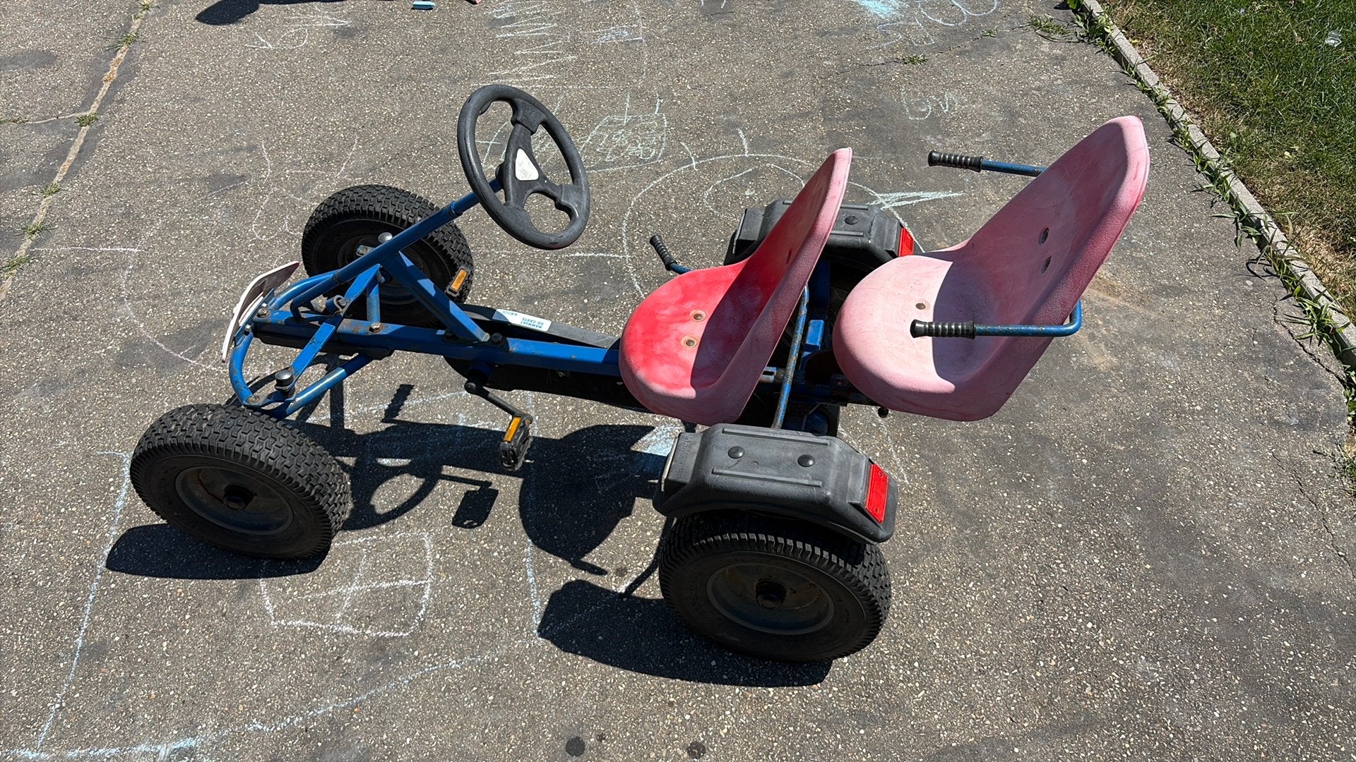 Mammoet go-cart, Kinderen en Baby's, Speelgoed | Buiten | Skelters, Ophalen, Zo goed als nieuw, Mammoet