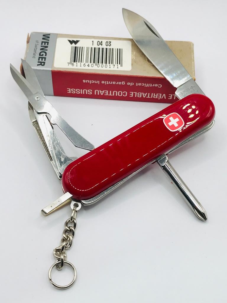 Wenger Hobbyist 1.04.03 slim two-layer Scissors + Philips, Caravanes & Camping, Outils de camping, Neuf, Enlèvement ou Envoi