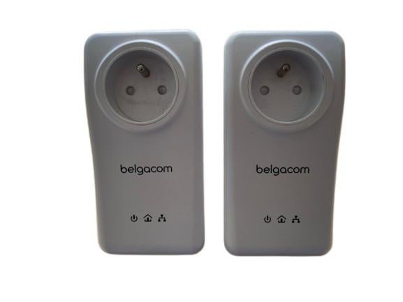 Set Proximus PLC Adapters (2 stuks)–TV Pass Through INT6400, Ophalen, Zo goed als nieuw