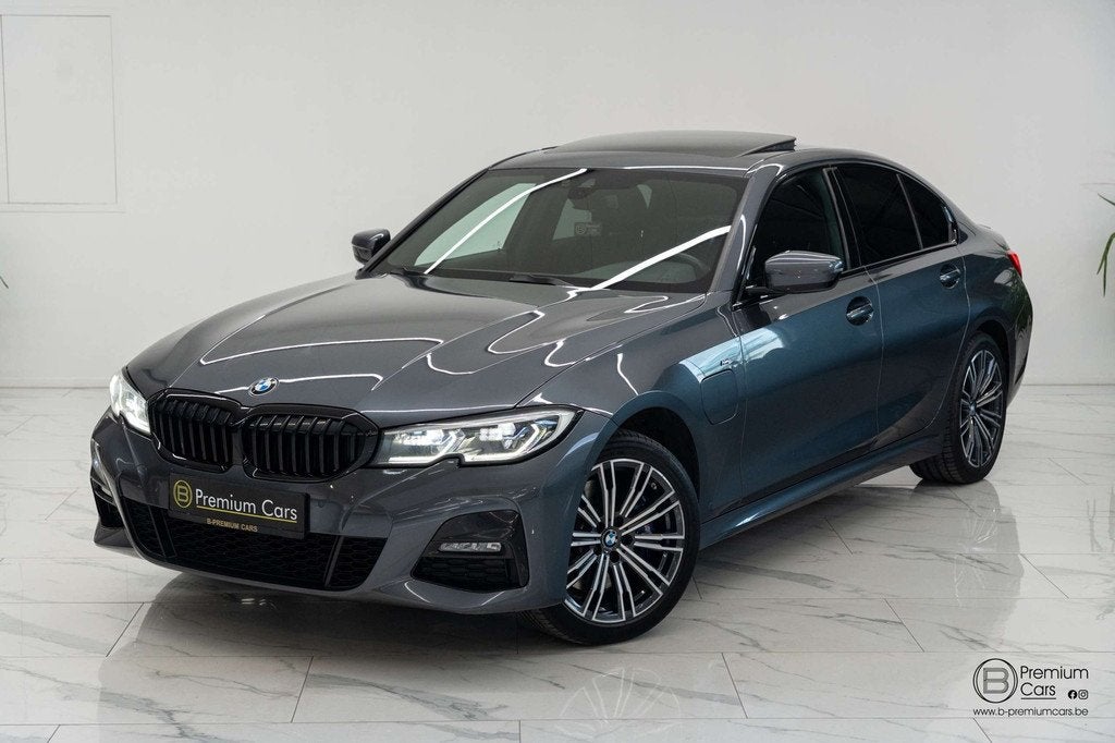 BMW 330 E hybrid M-Pakket! Laser, Pano, Hifi, Full options!, Autos, Achat, Autres carburants, Noir, Automatique