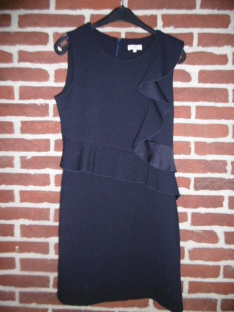 blauwe dames jurk Bel & Bo, maat 38 € 10,00, Kleding | Dames, Bel & Bo, Ophalen of Verzenden, Maat 38/40 (M), Knielengte
