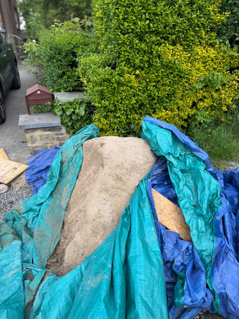 Sable de construction A DONNER, Tuin en Terras, Zand, Ophalen, Zo goed als nieuw