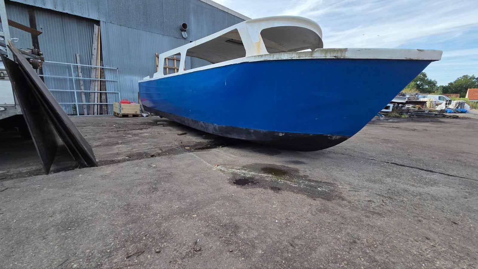 boot  voor opmaak, Watersport en Boten, Motorboten en Motorjachten, 10 m, Gebruikt, Buitenboordmotor, Polyester