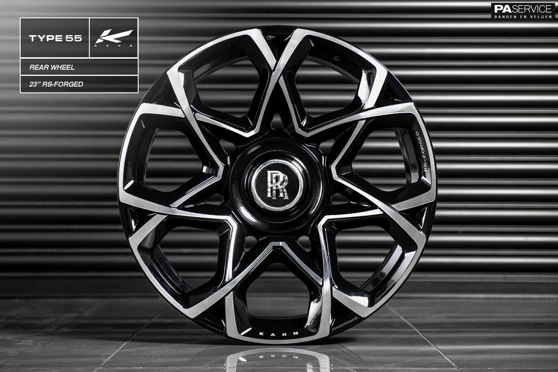 Nieuw 23 inch Kahn Type 55 breedset voor Rolls Royce Cullina, Auto-onderdelen, Banden en Velgen, Velg(en), -, -, Nieuw