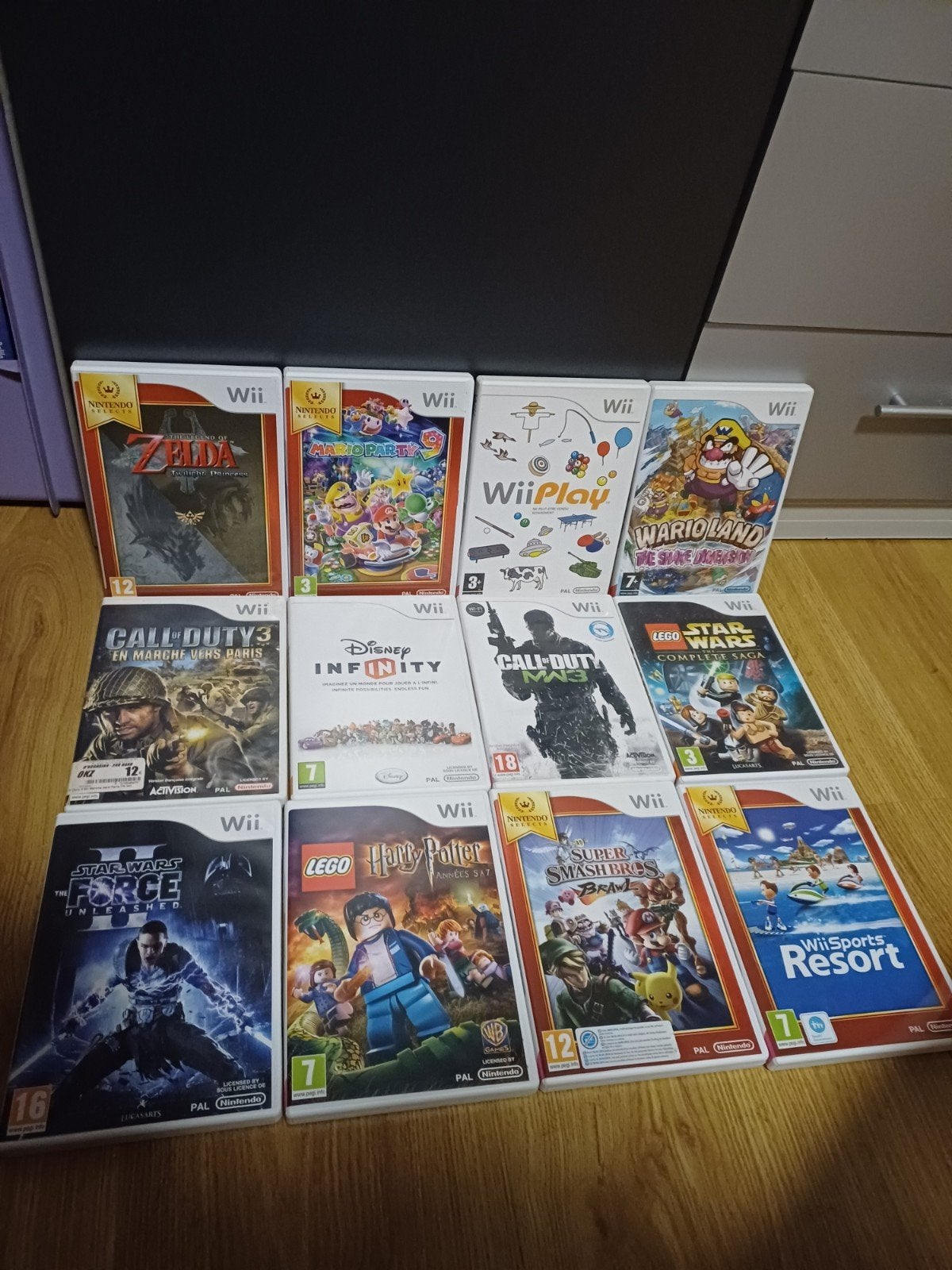 Lot 12 jeux Wii, Enlèvement ou Envoi, Comme neuf
