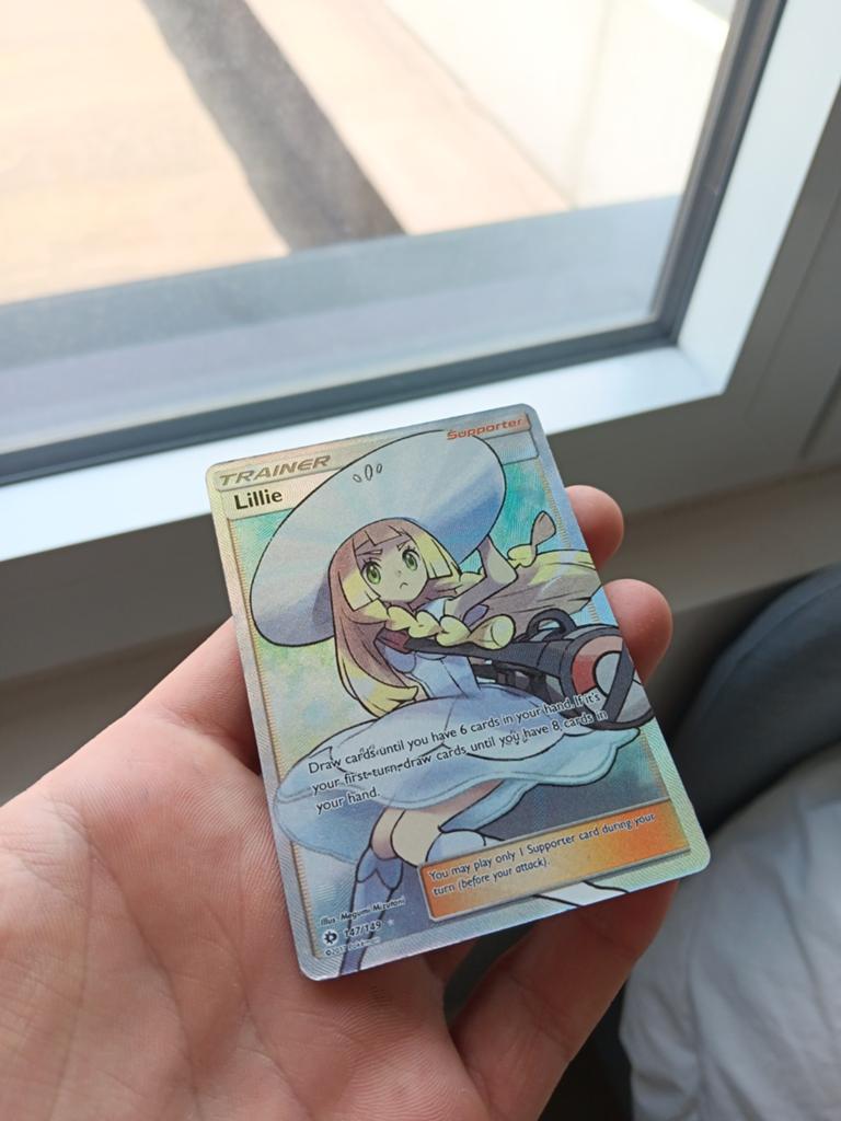 Lillie pokémon card, Enlèvement ou Envoi, Comme neuf, Cartes en vrac, Foil